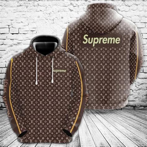 brown supreme lv|Louis Vuitton x Supreme .